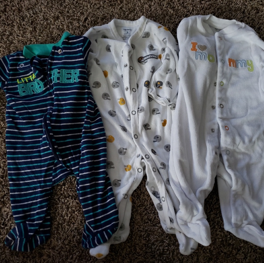 3m baby footies lot